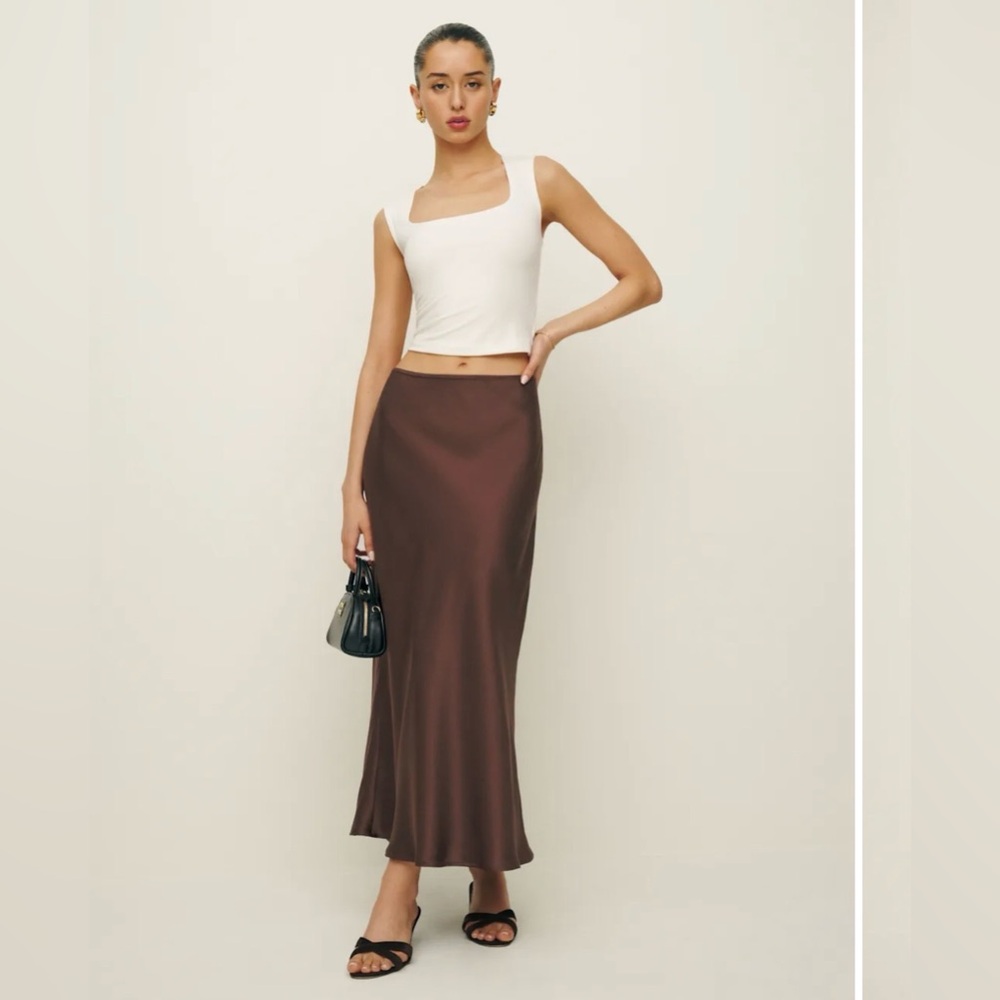 Reformation Layla Silk Skirt size 4